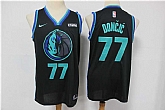 Mavericks 77 Luka Doncic Black 2019 City Edition Nike Swingman Jersey,baseball caps,new era cap wholesale,wholesale hats